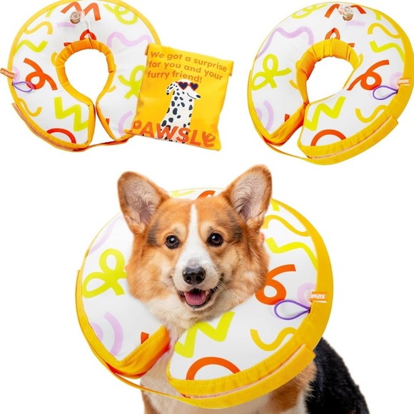 Protective Inflatable Dog Cone Collar | Dog Soft Cone for Dogs (061) - Picture 1 of 4